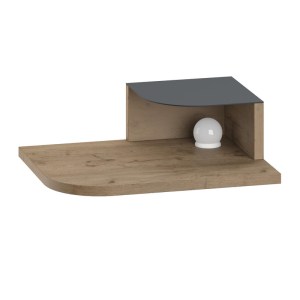 meg-GP037-0282,2-5 ΚΟΜΟΔΙΝΟ ΕΠΙΤΟΙΧΙΟ LUNO MEGAPAP ΜΕ LED ΧΡΩΜΑ SEPET OAK 40X30X16,2ΕΚ.
