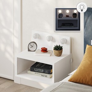 meg-GP037-0283,1-0 ΚΟΜΟΔΙΝΟ ΕΠΙΤΟΙΧΙΟ TREO MEGAPAP ΜΕ LED ΧΡΩΜΑ ΛΕΥΚΟ 40X30X33,8ΕΚ.