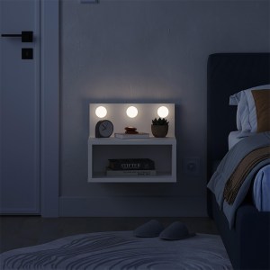 meg-GP037-0283,1-1 ΚΟΜΟΔΙΝΟ ΕΠΙΤΟΙΧΙΟ TREO MEGAPAP ΜΕ LED ΧΡΩΜΑ ΛΕΥΚΟ 40X30X33,8ΕΚ.