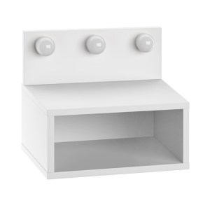 meg-GP037-0283,1-5 ΚΟΜΟΔΙΝΟ ΕΠΙΤΟΙΧΙΟ TREO MEGAPAP ΜΕ LED ΧΡΩΜΑ ΛΕΥΚΟ 40X30X33,8ΕΚ.