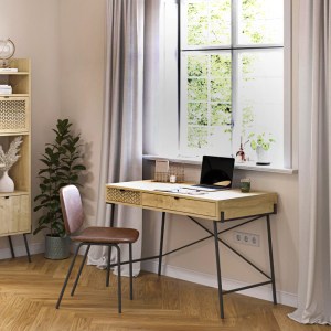 meg-GP037-0287,1-3 ΓΡΑΦΕΙΟ ΕΡΓΑΣΙΑΣ NAIVE MEGAPAP ΧΡΩΜΑ SAPPHIRE OAK 113,4X60X77,5ΕΚ.