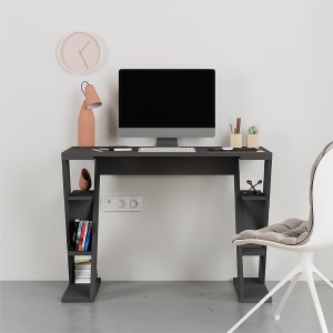 meg-GP037-0290,1-1 ΓΡΑΦΕΙΟ ΕΡΓΑΣΙΑΣ PAPILLON MEGAPAP ΧΡΩΜΑ ΑΝΘΡΑΚΙ 106X50X75ΕΚ