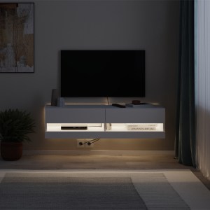 meg-GP037-0291,1-1 ΕΠΙΠΛΟ ΤΗΛΕΟΡΑΣΗΣ ΕΠΙΤΟΙΧΙΟ MOON MEGAPAP ΜΕ LED ΧΡΩΜΑ ΛΕΥΚΟ 120X33,8X30ΕΚ.