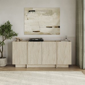 meg-GP037-0293,2-2 ΜΠΟΥΦΕΣ DORMA MEGAPAP ΧΡΩΜΑ TRAVERTINE 180X45X80,2ΕΚ.