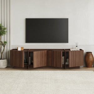 meg-GP037-0294,1-1 ΕΠΙΠΛΟ ΤΗΛΕΟΡΑΣΗΣ LOWEN MEGAPAP ΧΡΩΜΑ ΚΑΡΥΔΙ MILANO 180X35X46,2ΕΚ.