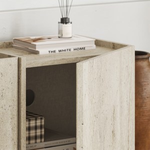 meg-GP037-0294,2-4 ΕΠΙΠΛΟ ΤΗΛΕΟΡΑΣΗΣ LOWEN MEGAPAP ΧΡΩΜΑ TRAVERTINE 180X35X46,2ΕΚ.