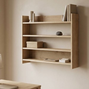 meg-GP037-0295,2-0 ΡΑΦΙΕΡΑ ΤΟΙΧΟΥ LANE MEGAPAP ΧΡΩΜΑ SAPPHIRE OAK 85X15X66ΕΚ.
