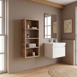 meg-GP037-0296,1-1 ΡΑΦΙΕΡΑ ΤΟΙΧΟΥ RAFINA MEGAPAP ΧΡΩΜΑ ΚΑΡΥΔΙ UD 40X15X90ΕΚ.