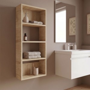 meg-GP037-0296,2-0 ΡΑΦΙΕΡΑ ΤΟΙΧΟΥ RAFINA MEGAPAP ΧΡΩΜΑ SAPPHIRE OAK 40X15X90ΕΚ.