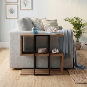 meg-GP037-0303,3-2 ΤΡΑΠΕΖΑΚΙ ΒΟΗΘΗΤΙΚΟ HOMIA MEGAPAP ΧΡΩΜΑ ΚΑΡΥΔΙ UD 56X25X56,5ΕΚ.