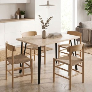 meg-GP037-0315,4-0 ΤΡΑΠΕΖΙ XANA MEGAPAP ΧΡΩΜΑ TRAVERTINE 120X70X77,5ΕΚ.