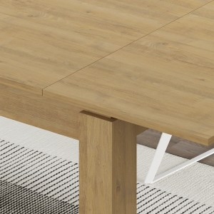 meg-GP037-0316,1-3 ΤΡΑΠΕΖΙ TOLMEN MEGAPAP ΕΠΕΚΤΕΙΝΟΜΕΝΟ ΧΡΩΜΑ SAPPHIRE OAK 120/170X80X75ΕΚ.