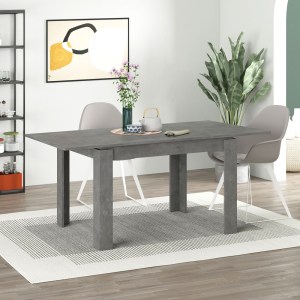 meg-GP037-0316,2-1 ΤΡΑΠΕΖΙ TOLMEN MEGAPAP ΕΠΕΚΤΕΙΝΟΜΕΝΟ ΧΡΩΜΑ ΓΚΡΙ ΡΕΤΡΟ 120/170X80X75ΕΚ.