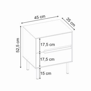 meg-GP037-0323,1-6 ΚΟΜΟΔΙΝΟ ARCH MEGAPAP ΧΡΩΜΑ SANDSTONE 45X35X52,5ΕΚ.