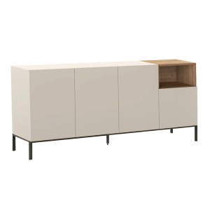 meg-GP037-0327,2-3 ΜΠΟΥΦΕΣ CAILIN MEGAPAP ΧΡΩΜΑ SANDSTONE - SEPET OAK 180X41,8X80ΕΚ.