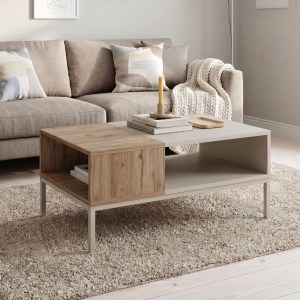 meg-GP037-0328,2-0 ΤΡΑΠΕΖΑΚΙ ΣΑΛΟΝΙΟΥ CAILIN MEGAPAP ΧΡΩΜΑ SANDSTONE - SEPET OAK 90X56X40,6ΕΚ.