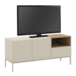 meg-GP037-0329,2-5 ΕΠΙΠΛΟ ΤΗΛΕΟΡΑΣΗΣ CAILIN MEGAPAP ΧΡΩΜΑ SANDSTONE - SEPET OAK 140X41,8X55ΕΚ.