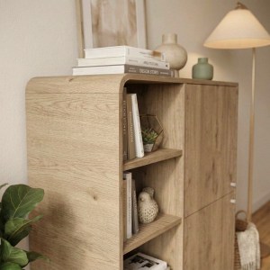 meg-GP037-0333,1-2 ΜΠΟΥΦΕΣ COLIA MEGAPAP ΧΡΩΜΑ SEPET OAK 85X44X120,4ΕΚ.