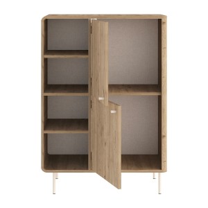 meg-GP037-0333,1-4 ΜΠΟΥΦΕΣ COLIA MEGAPAP ΧΡΩΜΑ SEPET OAK 85X44X120,4ΕΚ.