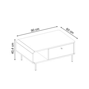 meg-GP037-0335,1-6 ΤΡΑΠΕΖΑΚΙ ΣΑΛΟΝΙΟΥ COLIA MEGAPAP ΧΡΩΜΑ SEPET OAK 90X60X40,4ΕΚ.