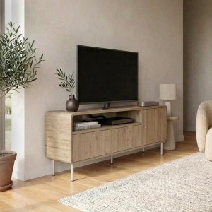 meg-GP037-0336,1-4 ΕΠΙΠΛΟ ΤΗΛΕΟΡΑΣΗΣ COLIA MEGAPAP ΧΡΩΜΑ SEPET OAK 140,3X34X55,7ΕΚ.