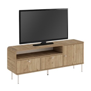 meg-GP037-0336,1-7 ΕΠΙΠΛΟ ΤΗΛΕΟΡΑΣΗΣ COLIA MEGAPAP ΧΡΩΜΑ SEPET OAK 140,3X34X55,7ΕΚ.