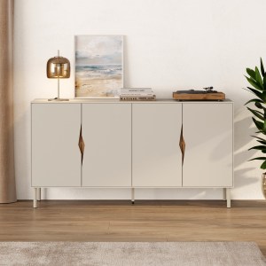 meg-GP037-0341,1-2 ΜΠΟΥΦΕΣ MARQUISE MEGAPAP ΧΡΩΜΑ SANDSTONE 150X40X78,5ΕΚ.