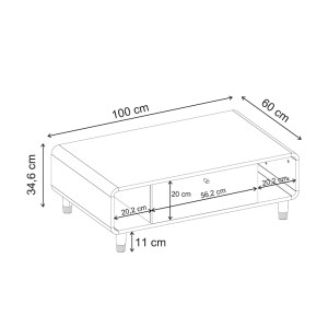 meg-GP037-0353,1-7 ΤΡΑΠΕΖΑΚΙ ΣΑΛΟΝΙΟΥ DORO MEGAPAP ΧΡΩΜΑ SEPET OAK 100X60X34,6ΕΚ.