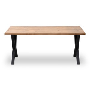 meg-GP038-0003,1-3 ΤΡΑΠΕΖΙ WALTER MEGAPAP MDF - ΜΕΤΑΛΛΙΚΟ ΧΡΩΜΑ ΑΚΑΚΙΑΣ 140X80X75ΕΚ.