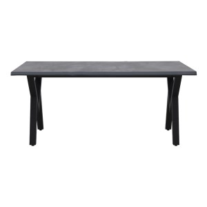 meg-GP038-0004,3-3 ΤΡΑΠΕΖΙ WALTER MEGAPAP MDF - ΜΕΤΑΛΛΙΚΟ ΧΡΩΜΑ ΣΚΟΥΡΟ ΓΚΡΙ ΣΚΥΡΟΔΕΜΑΤΟΣ 160X80X75ΕΚ.
