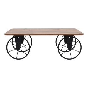 meg-GP038-0022,1-3 ΤΡΑΠΕΖΑΚΙ ΣΑΛΟΝΙΟΥ JEMMY MEGAPAP MDF - ΜΕΤΑΛΛΙΚΟ ΧΡΩΜΑ ΑΚΑΚΙΑΣ 90X55X33ΕΚ.