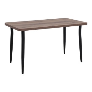 meg-GP038-0028,2-0 ΤΡΑΠΕΖΙ LEVICO MEGAPAP MDF - ΜΕΤΑΛΛΙΚΟ ΧΡΩΜΑ ΚΑΠΝΙΣΤΗ ΚΑΡΥΔΙΑ 130X75X75ΕΚ.