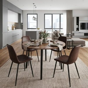 meg-GP038-0029,1-1 ΤΡΑΠΕΖΙ ZENO MEGAPAP ΧΡΩΜΑ ΑΚΑΚΙΑΣ Ø110X73,5ΕΚ.