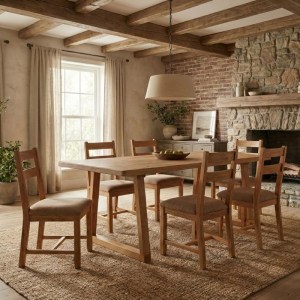 meg-GP038-0030,1-1 ΤΡΑΠΕΖΙ LIORA MEGAPAP MDF - ΞΥΛΙΝΟ ΧΡΩΜΑ ΑΚΑΚΙΑΣ 180X90X75ΕΚ.