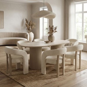 meg-GP038-0031,1-1 ΤΡΑΠΕΖΙ HAZAR MEGAPAP MDF ΧΡΩΜΑ TRAVERTINE - SANDSTONE 180X90X77ΕΚ.