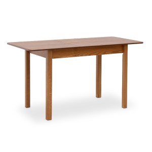 meg-GP039-0007,1-2 ΤΡΑΠΕΖΙ BERGEN MEGAPAP ΜΑΣΙΦ ΞΥΛΟ-MDF ΕΠΕΚΤΕΙΝΟΜΕΝΟ ΧΡΩΜΑ ΚΑΡΥΔΙ 120/150X68X77ΕΚ.