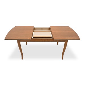 meg-GP039-0009,1-7 ΤΡΑΠΕΖΙ BELFAST MEGAPAP ΜΑΣΙΦ ΞΥΛΟ-MDF ΕΠΕΚΤΕΙΝΟΜΕΝΟ ΧΡΩΜΑ ΚΑΡΥΔΙ 150/200X89X78ΕΚ.