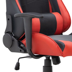 meg-GP040-0008,2-8 ΚΑΡΕΚΛΑ ΓΡΑΦΕΙΟΥ GAMING ALONSO MEGAPAP ΑΠΟ ΤΕΧΝΟΔΕΡΜΑ ΧΡΩΜΑ ΚΟΚΚΙΝΟ - ΜΑΥΡΟ 67X70X125/135 ΕΚ.