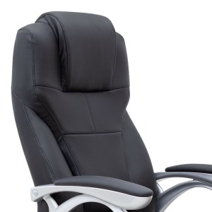 meg-GP040-0009,1-6 ΚΑΡΕΚΛΑ ΓΡΑΦΕΙΟΥ ΔΙΕΥΘΥΝΤΙΚΗ LUCA MEGAPAP ΑΠΟ ΤΕΧΝΟΔΕΡΜΑ ΧΡΩΜΑ ΜΑΥΡΟ 65X60X118/128ΕΚ.