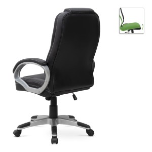 meg-GP040-0011,1-1 ΚΑΡΕΚΛΑ ΓΡΑΦΕΙΟΥ ΔΙΕΥΘΥΝΤΙΚΗ ROBIE MEGAPAP ΑΠΟ ΤΕΧΝΟΔΕΡΜΑ ΧΡΩΜΑ ΜΑΥΡΟ 64X62X108/118ΕΚ.