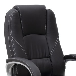meg-GP040-0011,1-6 ΚΑΡΕΚΛΑ ΓΡΑΦΕΙΟΥ ΔΙΕΥΘΥΝΤΙΚΗ ROBIE MEGAPAP ΑΠΟ ΤΕΧΝΟΔΕΡΜΑ ΧΡΩΜΑ ΜΑΥΡΟ 64X62X108/118ΕΚ.