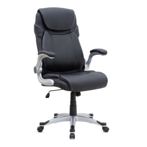 meg-GP040-0016,1-0 ΚΑΡΕΚΛΑ ΓΡΑΦΕΙΟΥ ΔΙΕΥΘΥΝΤΙΚΗ GUSTAVO MEGAPAP ΑΠΟ ΤΕΧΝΟΔΕΡΜΑ ΧΡΩΜΑ ΜΑΥΡΟ 69X65X116/126ΕΚ.