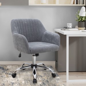 meg-GP040-0022,1-2 ΚΑΡΕΚΛΑ ΓΡΑΦΕΙΟΥ LANA MEGAPAP ΥΦΑΣΜΑΤΙΝΗ ΧΡΩΜΑ ΓΚΡΙ 61X61X80/90ΕΚ.