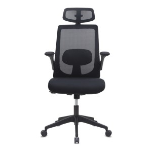 meg-GP040-0025,1-3 ΚΑΡΕΚΛΑ ΓΡΑΦΕΙΟΥ ΔΙΕΥΘΥΝΤΙΚΗ BELORA MEGAPAP ΜΕ ΥΦΑΣΜΑ MESH ΧΡΩΜΑ ΜΑΥΡΟ 63,5X62X117/127ΕΚ.