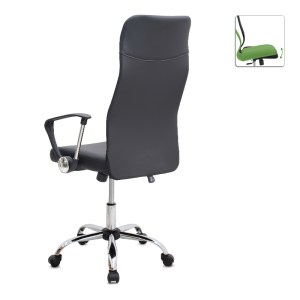 meg-GP040-0026,1-1 ΚΑΡΕΚΛΑ ΓΡΑΦΕΙΟΥ NOVARO MEGAPAP ΑΠΟ ΤΕΧΝΟΔΕΡΜΑ ΧΡΩΜΑ ΜΑΥΡΟ 61X68X111/121ΕΚ.