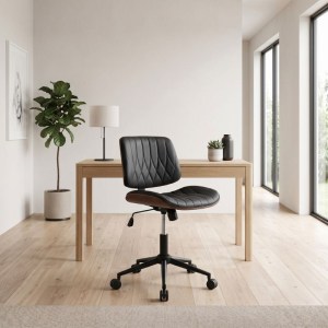 meg-GP040-0028,1-3 ΚΑΡΕΚΛΑ ΓΡΑΦΕΙΟΥ CORINA MEGAPAP ΑΠΟ ΤΕΧΝΟΔΕΡΜΑ ΧΡΩΜΑ ΜΑΥΡΟ 60X65X82/92ΕΚ.