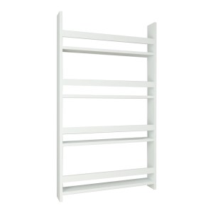 meg-GP041-0011,1-1 ΕΠΙΤΟΙΧΙΑ ΒΙΒΛΙΟΘΗΚΗ - ΡΑΦΙΕΡΑ MONTESSORI MEGAPAP ΑΠΟ ΜΕΛΑΜΙΝΗ ΧΡΩΜΑ ΛΕΥΚΟ 70X10X120ΕΚ.