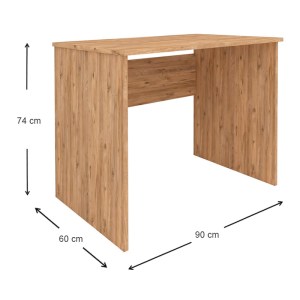 meg-GP041-0013,2-3 ΓΡΑΦΕΙΟ ΕΡΓΑΣΙΑΣ KALEN MEGAPAP ΧΡΩΜΑ PINE OAK 90X60X74ΕΚ.