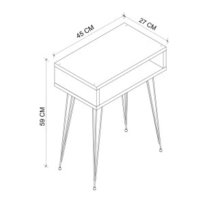 meg-GP041-0053,1-3 ΚΟΜΟΔΙΝΟ ΜΕΛΑΜΙΝΗΣ SCOTT MEGAPAP ΧΡΩΜΑ ΛΕΥΚΟ 40X30X60ΕΚ.