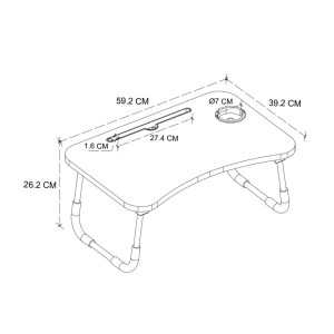 meg-GP041-0074,1-5 ΤΡΑΠΕΖΑΚΙ LAPTOP SEDON MEGAPAP ΧΡΩΜΑ PINE OAK 59,2X39,2X26,2ΕΚ.